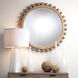 Brighton 34.75 X 34.75 inch Natural Wood Mirror