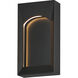 Brasilia LED 12 inch Black Outdoor Wall Mount