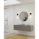 Lexie 1 Light 5.12 inch Matte Black Bathroom Vanity Light Wall Light