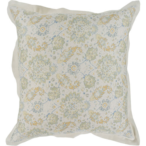 Trista 26 X 26 inch Blue and Green Euro Sham