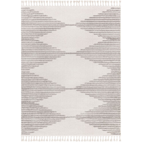 Alhambra 108 X 79 inch Light Grey Rug in 7 x 9, Rectangle