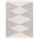 Alhambra 108 X 79 inch Light Grey Rug in 7 x 9, Rectangle