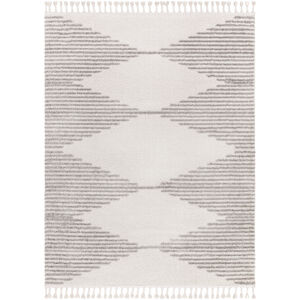 Alhambra 108 X 79 inch Light Grey Rug in 7 x 9, Rectangle
