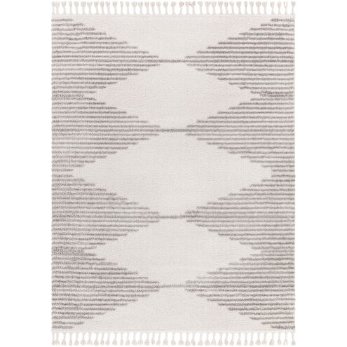 Alhambra 84 X 63 inch Light Grey Rug in 5 x 8, Rectangle