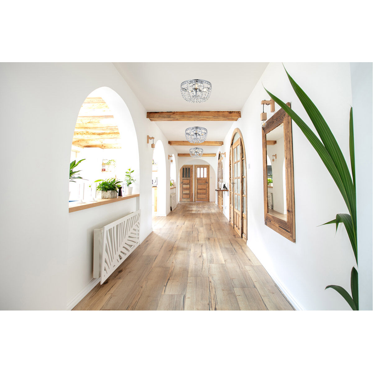 Kylie 3 Light 10 inch Chrome Flush Mount Ceiling Light