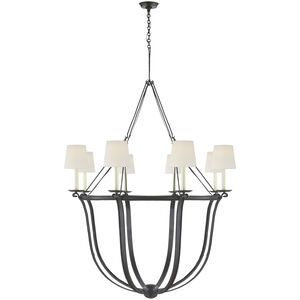Chapman & Myers Lancaster 8 Light 42 inch Aged Iron Chandelier Ceiling Light