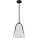 Whitmore 1 Light 10 inch Matte Black Mini Pendant Ceiling Light