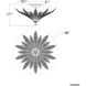 Forever Poetta LED 36 inch Antique Silver Semi-Flush Mount Ceiling Light