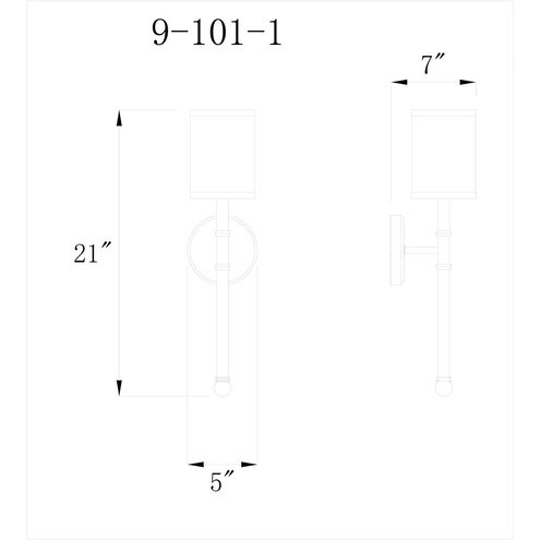 Fremont 1 Light 5 inch Satin Nickel Wall Sconce Wall Light, Essentials