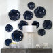 Abella Colbalt Blue Ceramic Wall Decor, Set of 3