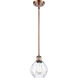 Ballston Small Waverly LED 6 inch Antique Copper Pendant Ceiling Light, Ballston