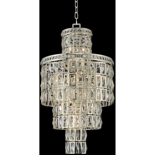 Kasturi 13 Light 18 inch Silver Flush Mount Ceiling Light