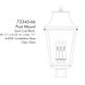 Altimeter 4 Light 23.5 inch Sand Coal Outdoor Post Lantern, Great Outdoors