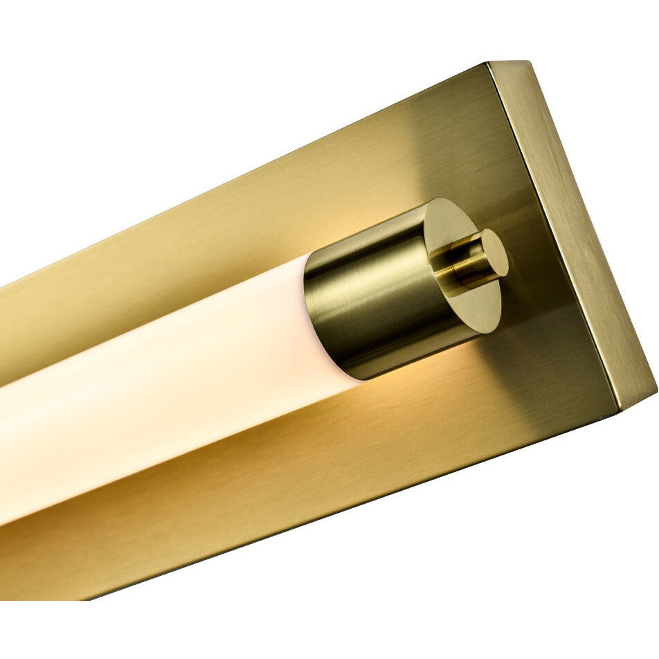 Procyon 24 inch Antique Brass Bathroom Vanity Light Wall Light