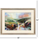 The Yellow House Blue and Green and Red and Orange Framed Art