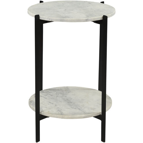 Melanie 24 X 18 inch White Accent Table