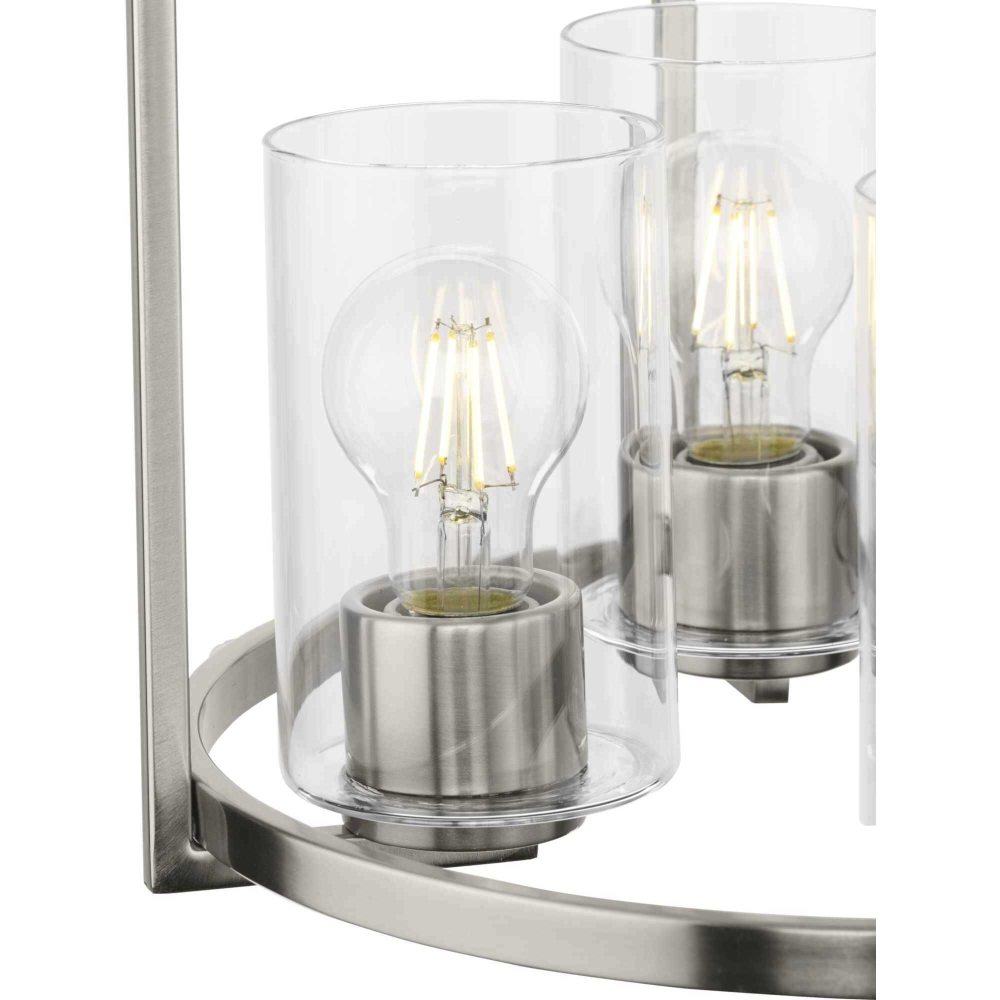 Goodwin 4 Light 14 inch Brushed Nickel Foyer Light Ceiling Light