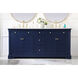 Clarence 72 X 22 X 35 inch Blue Vanity Sink Set