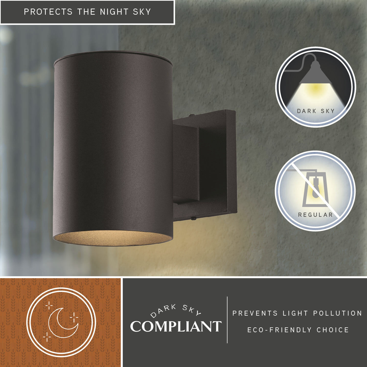 Chiasso LED 7.25 inch Textured Black Outdoor Wall