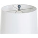 Conical 31.5 inch 150.00 watt Denim Washed Table Lamp Portable Light