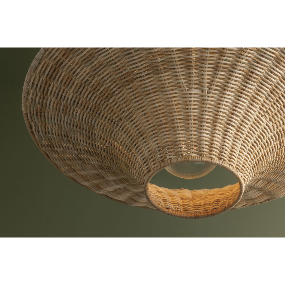 Ketan 1 Light 24.5 inch Vintage Gold Leaf Semi Flush Ceiling Light