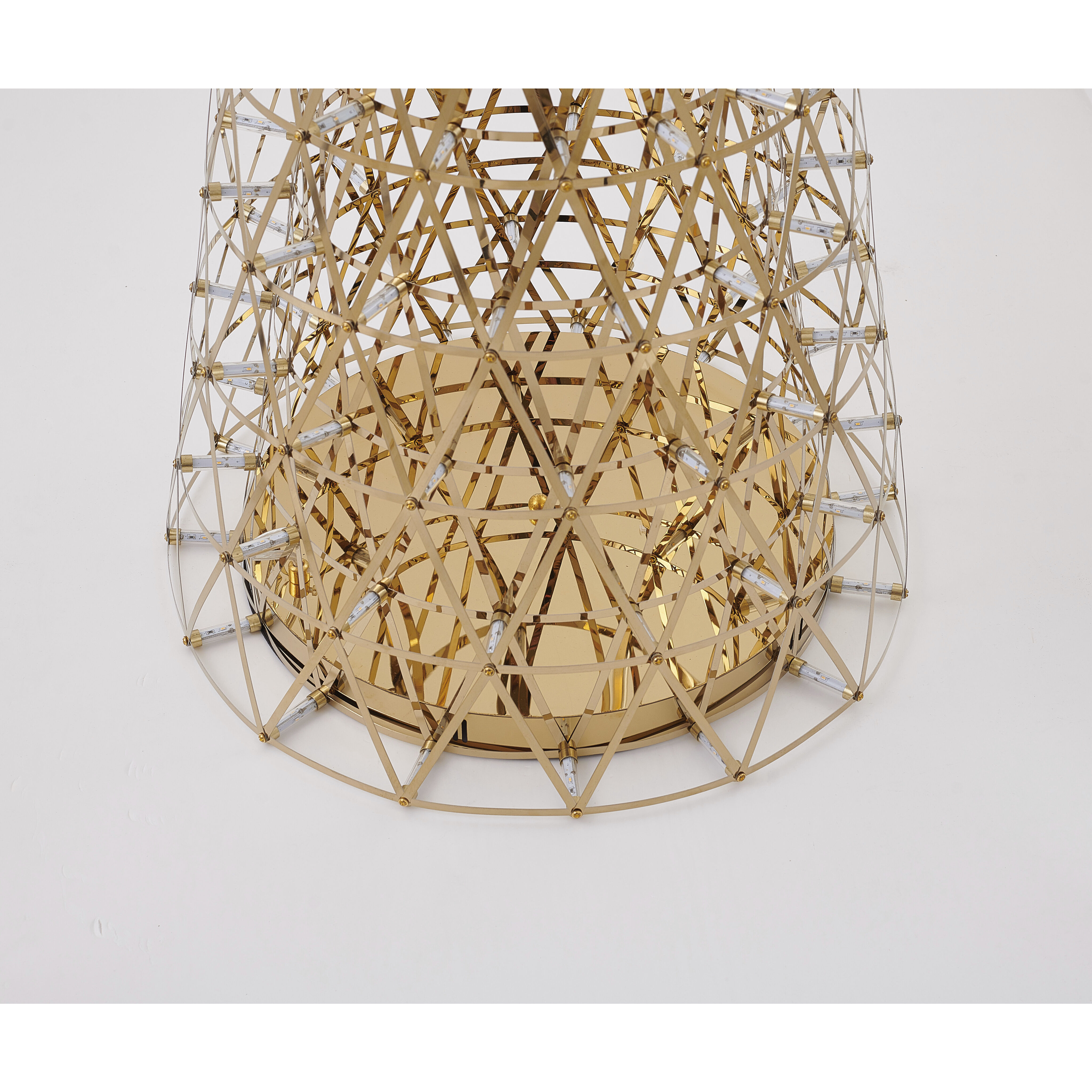 Canada 63 inch 0.30 watt Gold Floor Lamp Portable Light