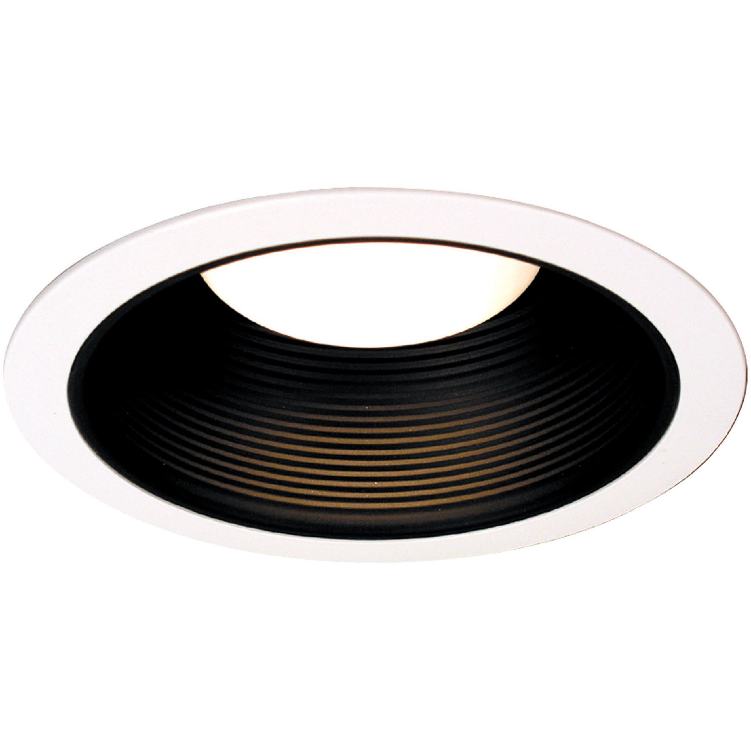 Intra White with Black Recessed Trim
