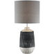 Montana 25 inch 60.00 watt Gray Table Lamp Portable Light