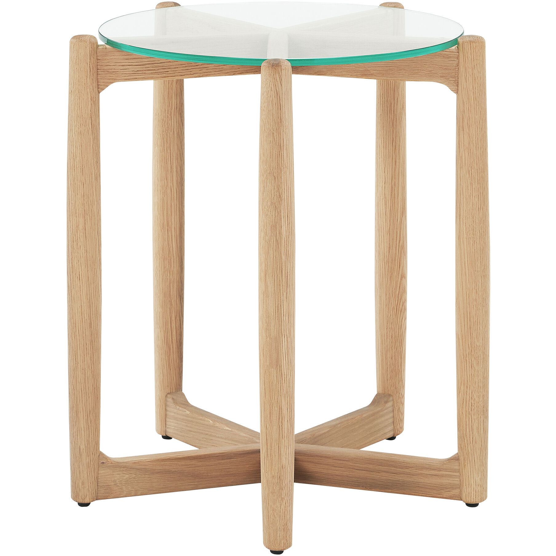 Hetta 19.69 X 17.76 inch Brown End Table