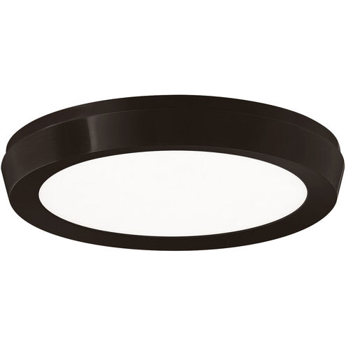 Argo LED 7 inch Black Flush Mount Ceiling Light in 7in.