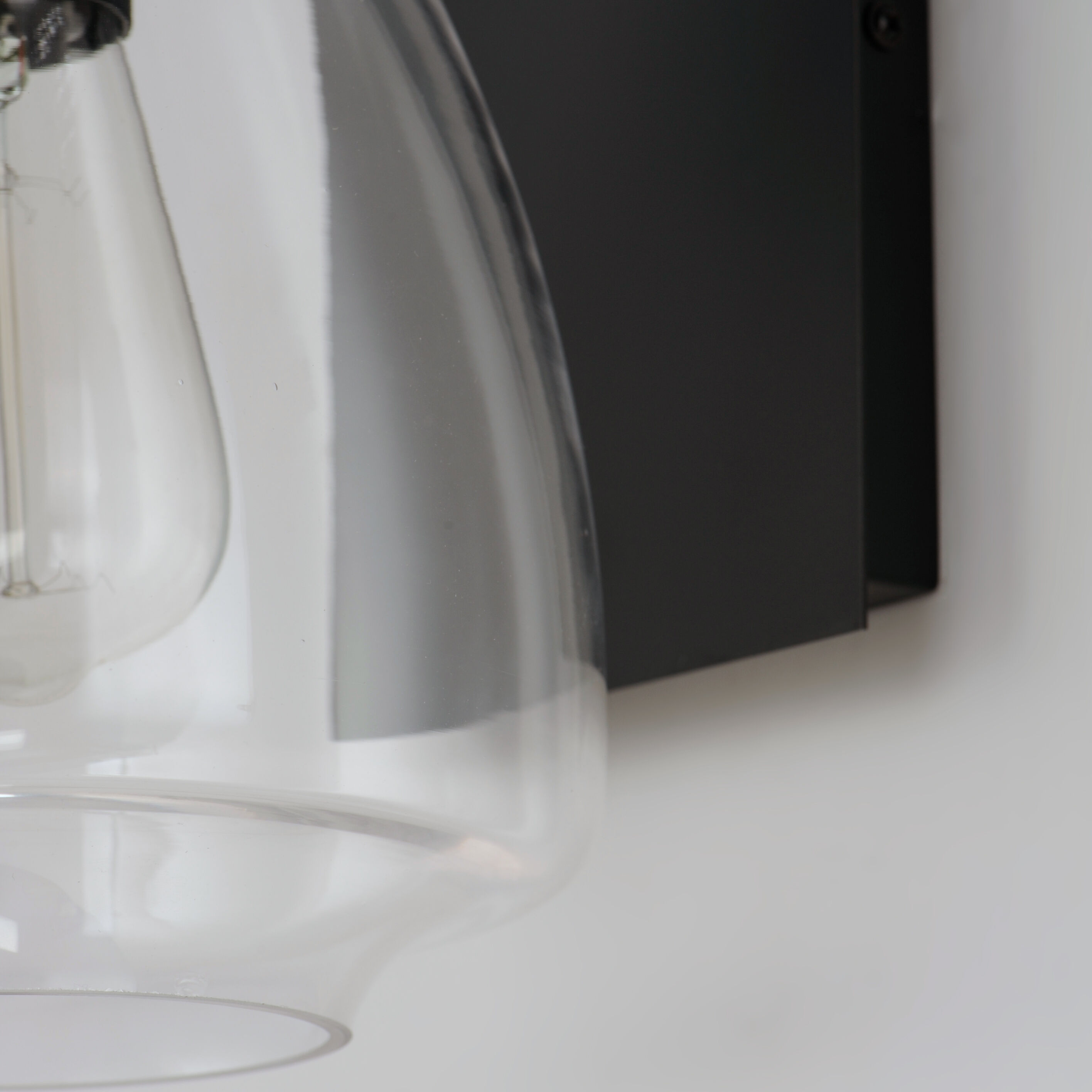 Babylon 1 Light 7 inch Black Wall Sconce Wall Light