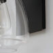 Babylon 1 Light 7 inch Black Wall Sconce Wall Light