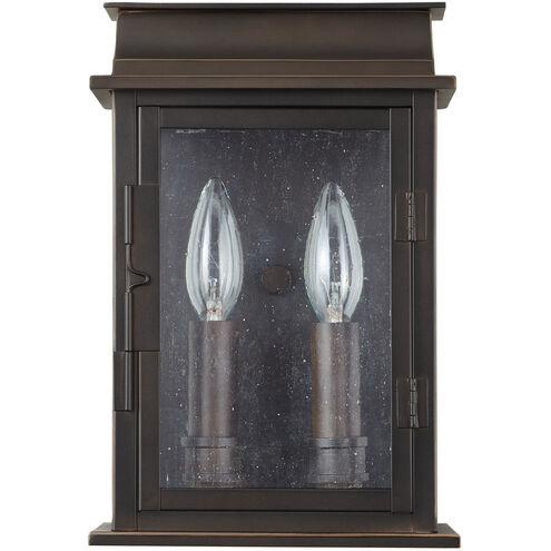 Capital Lighting Bolton 2 Light 11 inch Oiled Bronze Outdoor Wall Lantern 936821OZ - Open Box