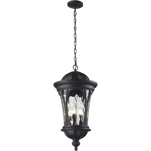 Doma 5 Light 14 inch Black Outdoor Chain Mount Ceiling Fixture