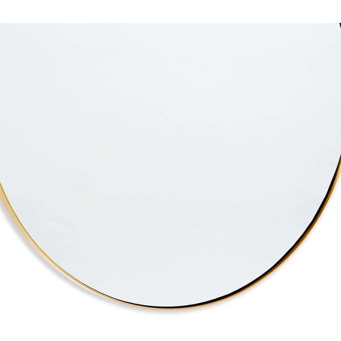 Rowen 30 X 30 inch Natural Brass Mirror