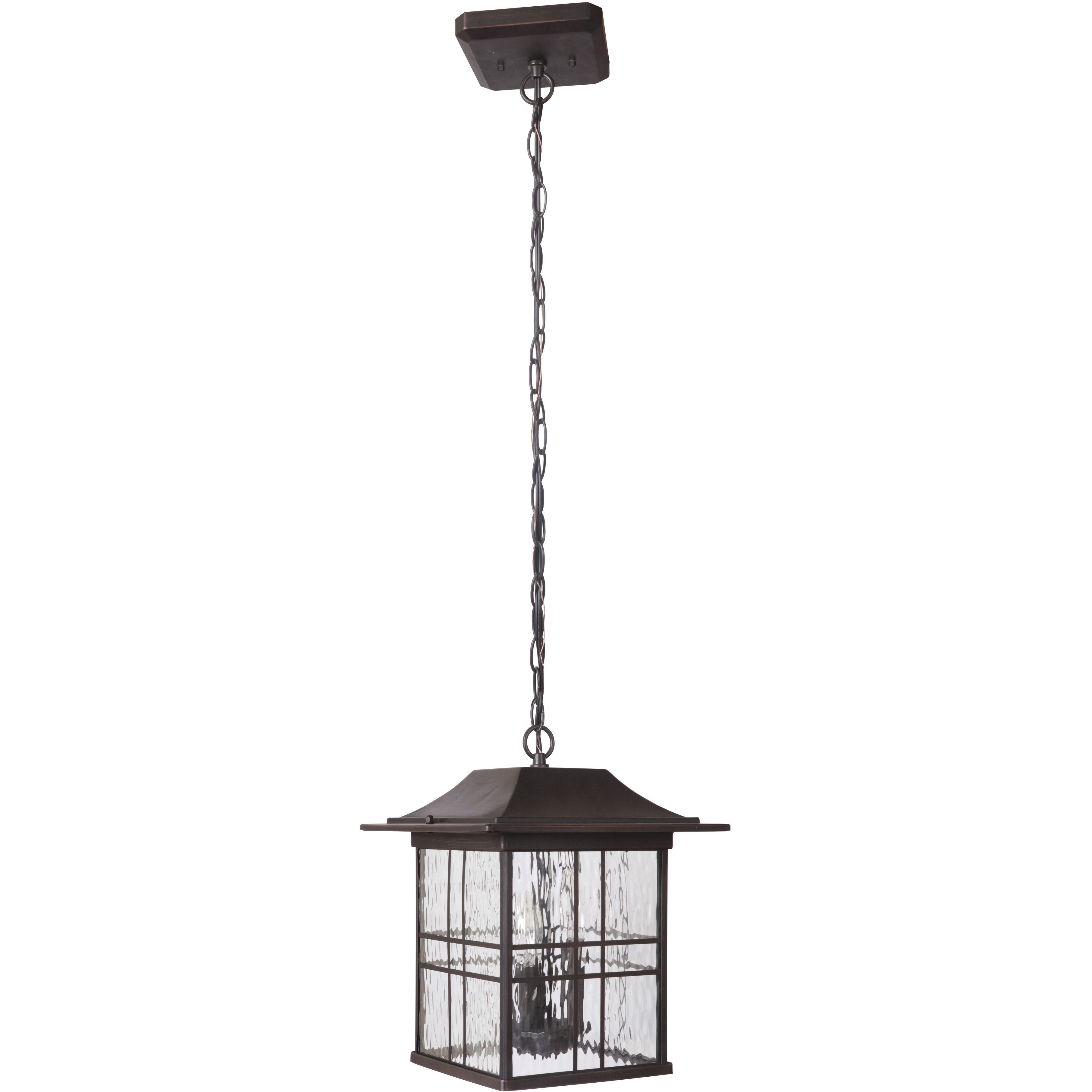 Dorset 3 Light 11 inch Aged Bronze Brushed Outdoor Pendant, Large