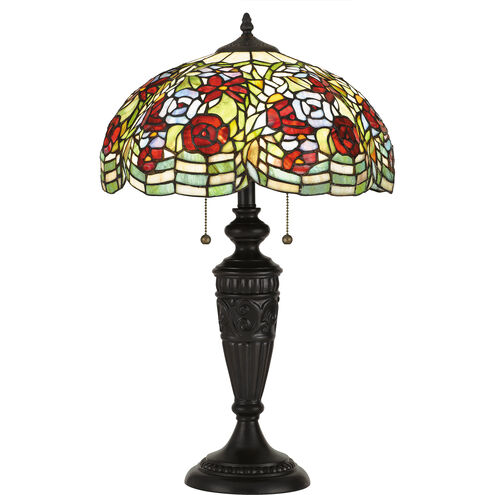 Privette 27 inch 75 watt Vintage Bronze Table Lamp Portable Light