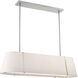 Fulton 4 Light 41.75 inch Polished Nickel Linear Ceiling Light