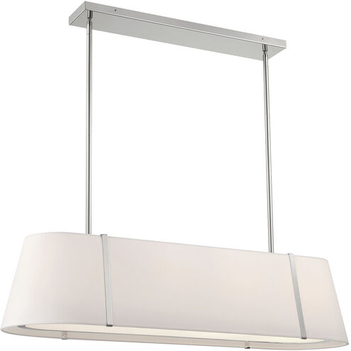Fulton 4 Light 41.75 inch Polished Nickel Linear Ceiling Light