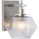 Holm 1 Light 9 inch Pewter and Gray Sconce Wall Light