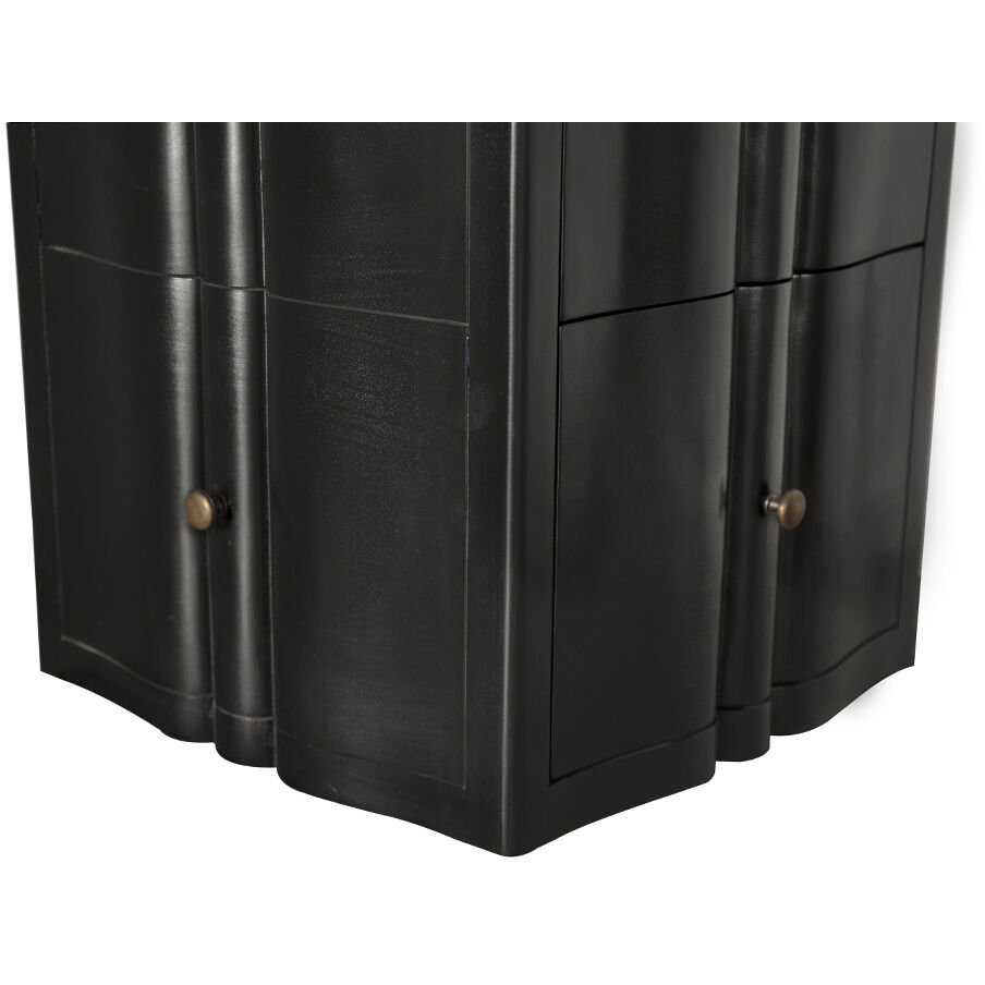 Monolith Hand Rubbed Black Four Sided Tower Chest