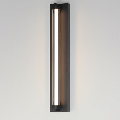 Fuse LED 4.75 inch Black and Gold Outdoor Wall Mount