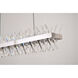 Canada LED 6 inch Chrome LED Chandelier Ceiling Light