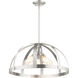 Stoneridge 5 Light 24 inch Brushed Nickel Pendant Chandelier Ceiling Light