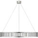 Chapman & Myers Iterna LED 40 inch Polished Nickel Ring Chandelier Ceiling Light
