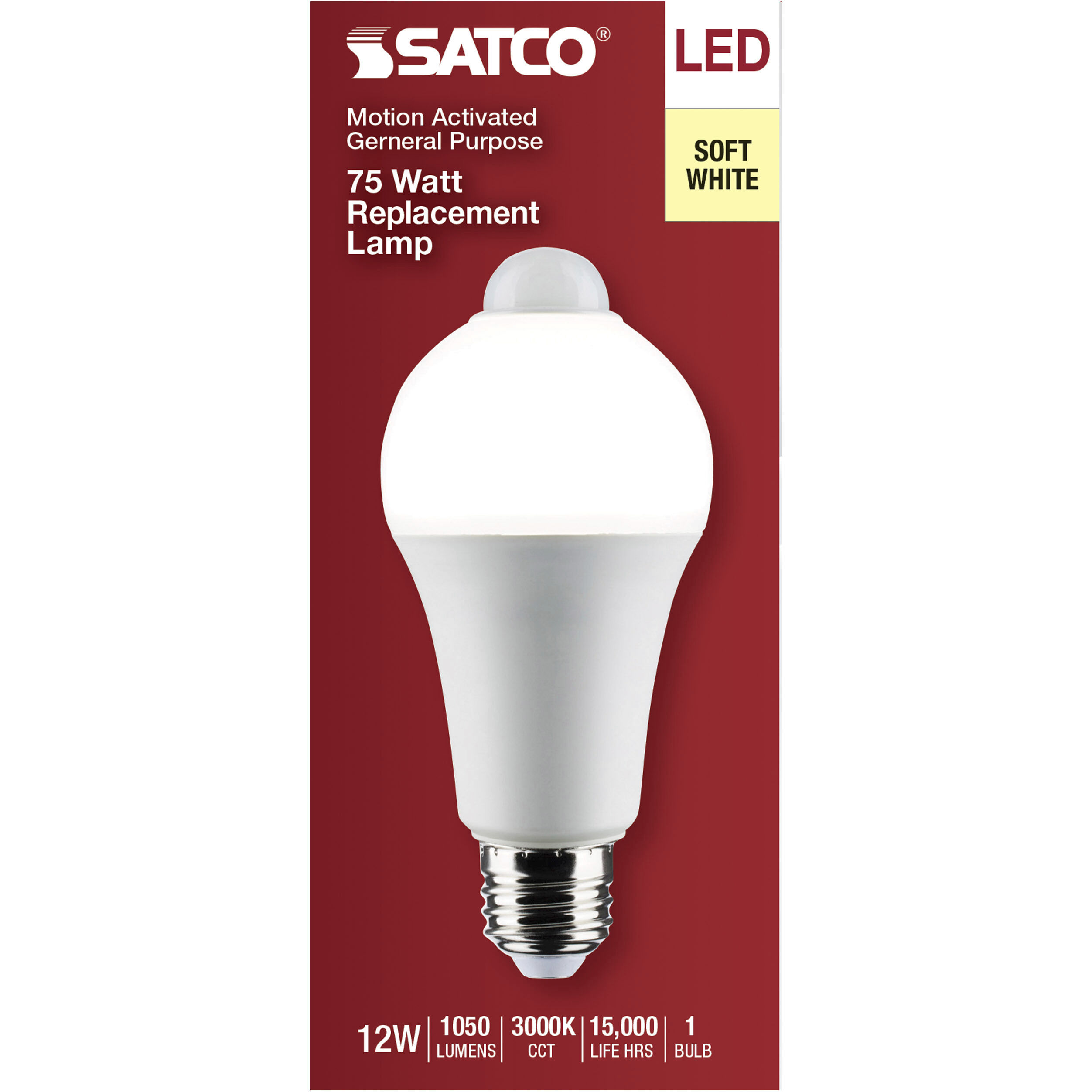 Lumos LED A19 Medium 12 watt 120 3000K Light Bulb, Type A