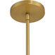 Newburie 1 Light 17 inch Legacy Brass and Dark Matte Black Pendant Ceiling Light