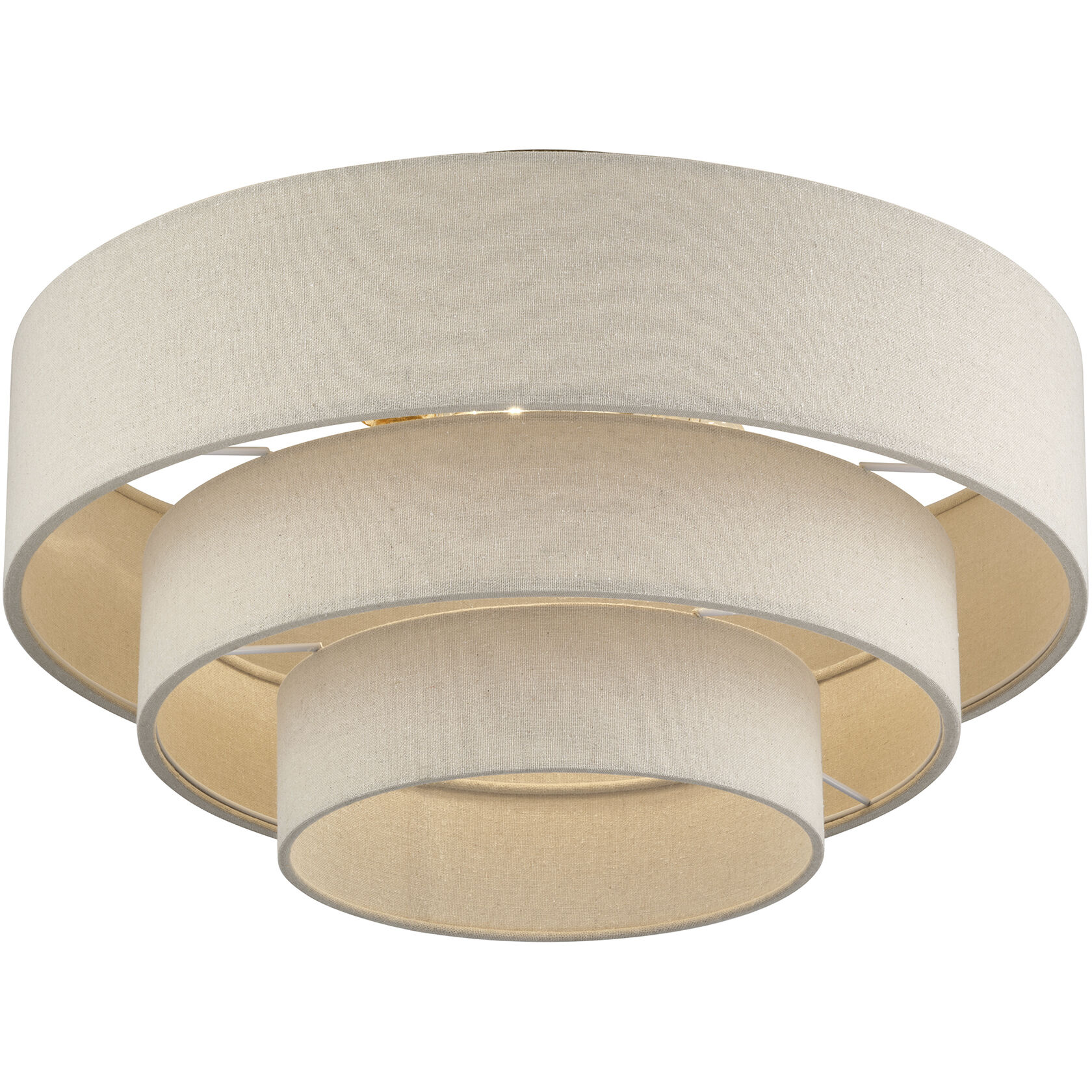 Bellingham 4 Light 21 inch Antique Gold Leaf Semi Flush Mount Ceiling Light, Extra Large