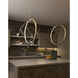 Galilei 8 Light Aged Brass Pendant Ceiling Light