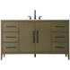 Millie 60 X 35 inch Chestnut Brown Bathroom Vanity Cabinet
